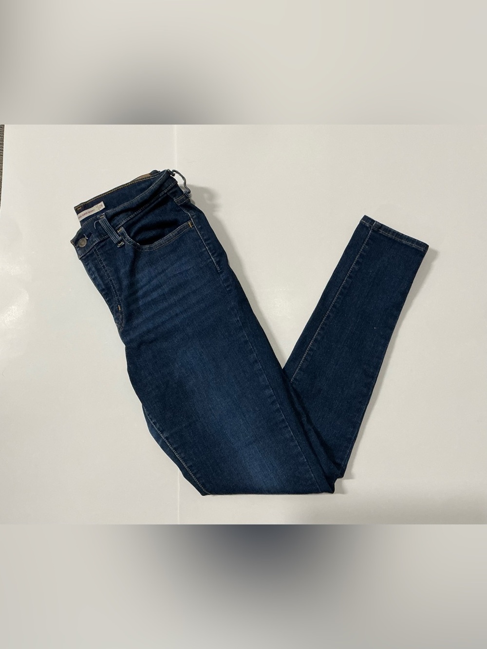 Women's Dark Blue Skinny Jeans - Stretch Slim Fit
